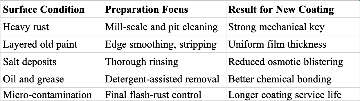 Table Comparison