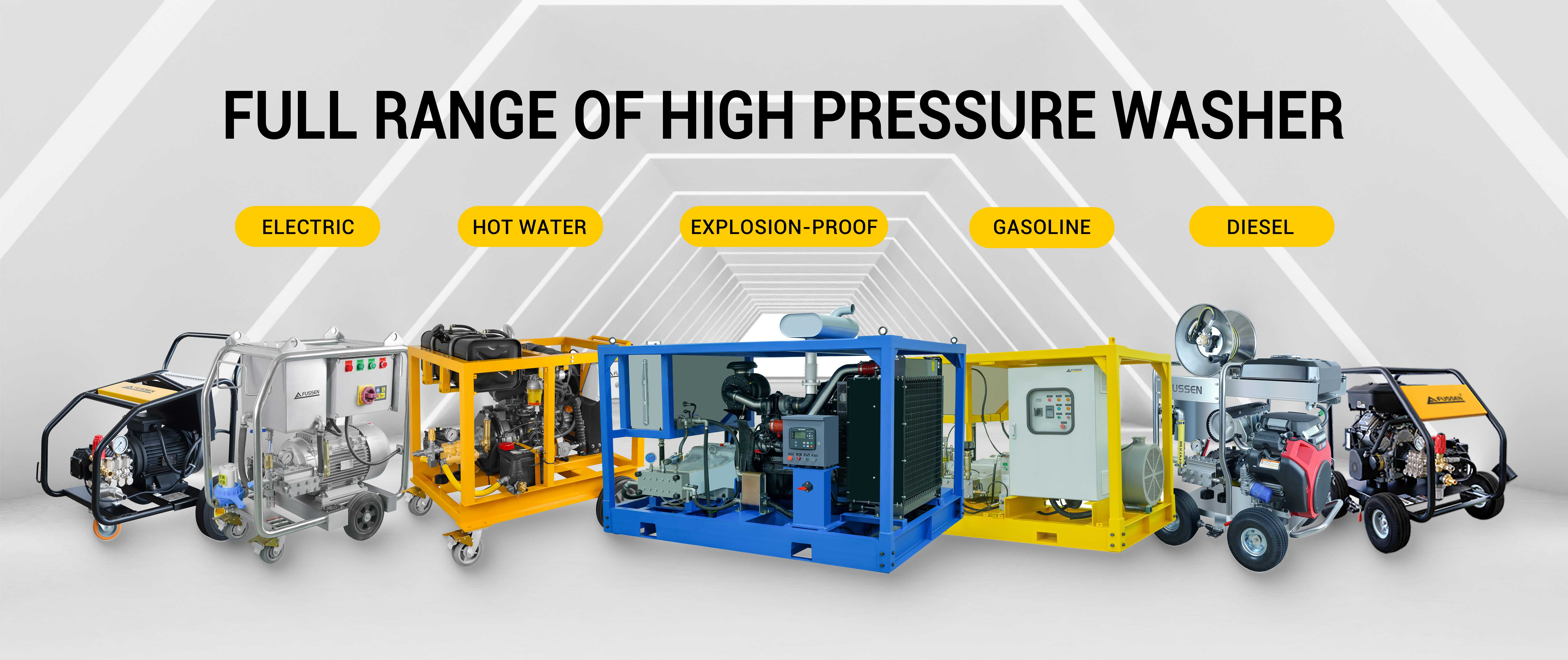 FUSSEN FULL RANGE OF HIGH PRESSURE WASHER