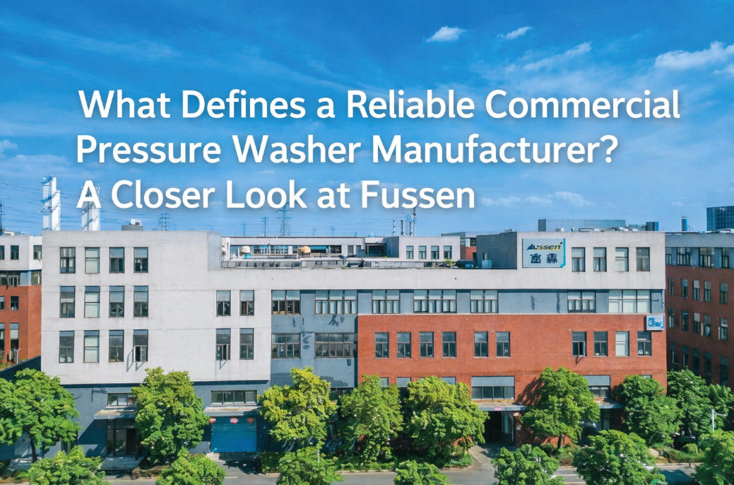 What Defines a Reliable Commercial Pressure Washer Manufacturer? A Closer Look at Fussen