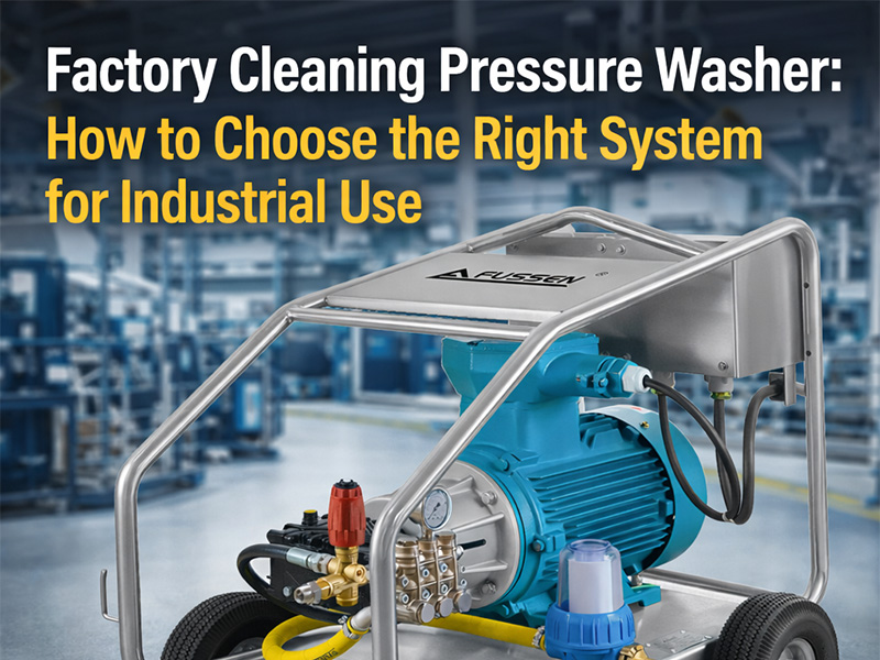Factory Cleaning Pressure Washer: How to Choose the Right System for Industrial Use