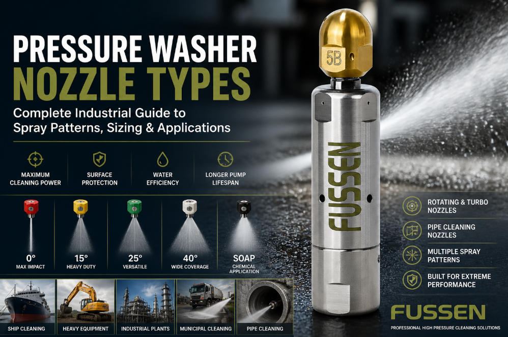 Pressure Washer Nozzle Types: Complete Industrial Selection Guide