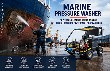 Professional Marine Pressure Washer Solutions for Ship Cleaning, Rust Removal, and Surface Preparation