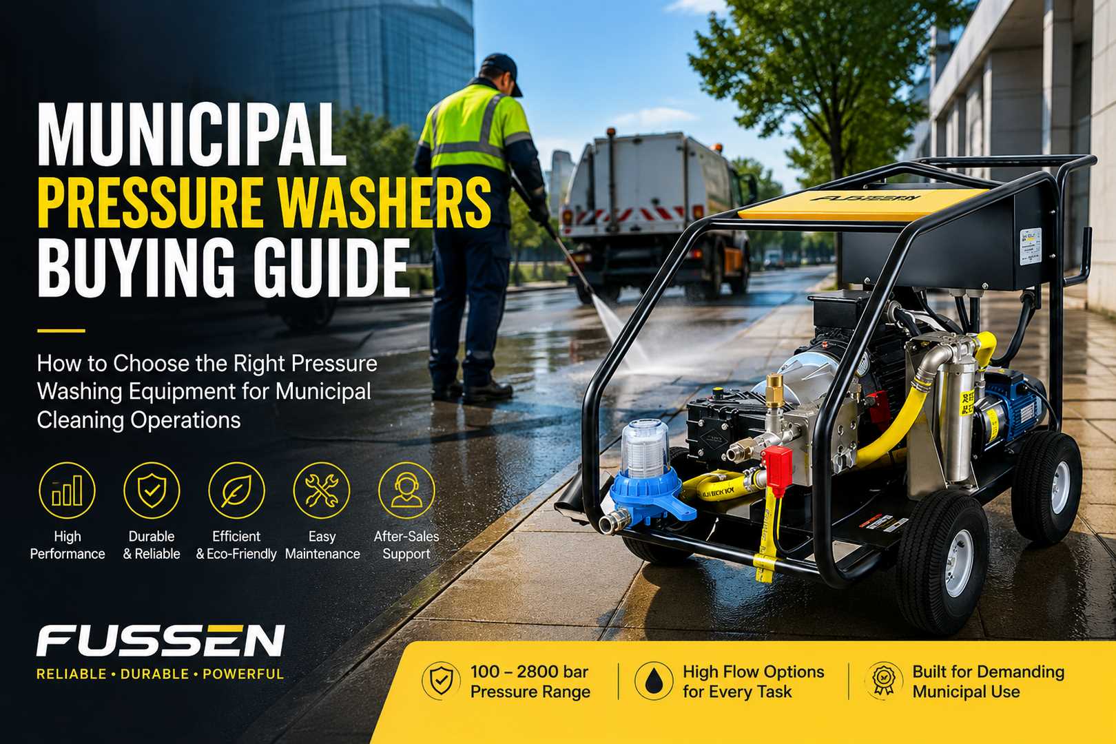 Municipal Pressure Washing Equipment